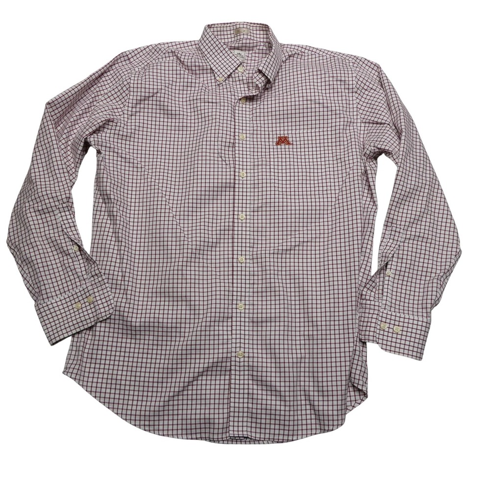 Minnesota‎ Golden Gophers Shirt Mens Large Maroon NCAA Football Peter Millar